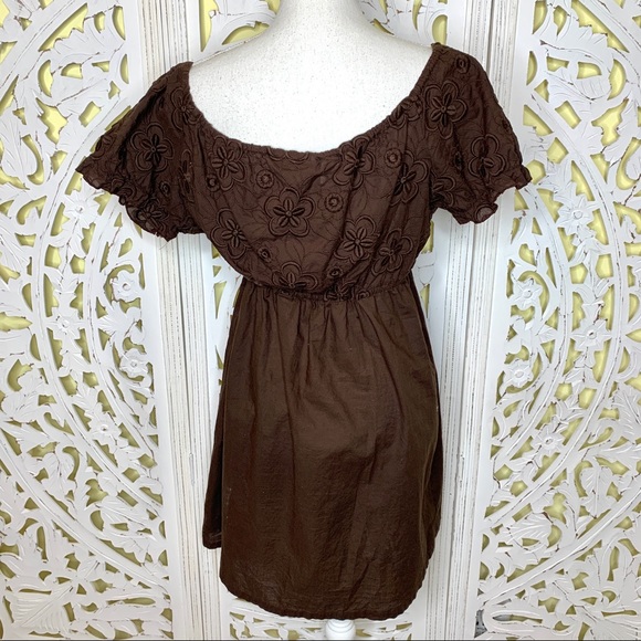 La Blanca Rod Beattie Brown Eyelet Swim Cover - Picture 3 of 7